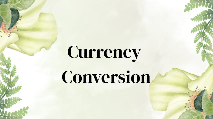 currency conversion