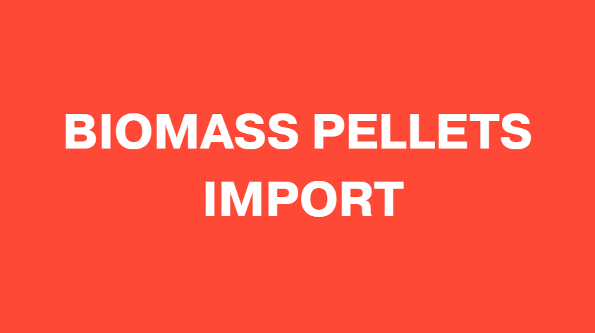 biomass pellets import