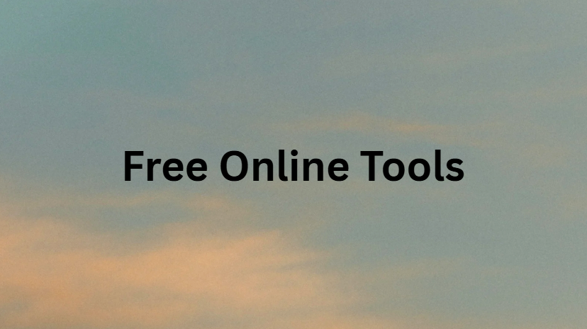 Free Online Tools
